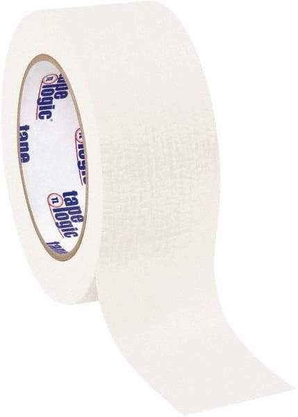 Tape Logic - 2" Wide x 60 Yd Long White Crepe Paper Masking Tape - 4.9 mil Thick - Exact Tool & Supply