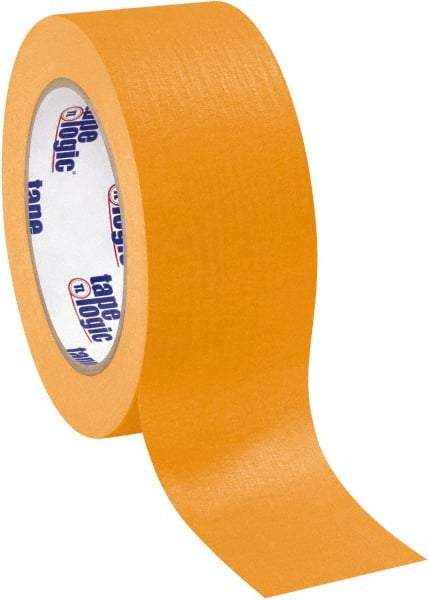 Tape Logic - 2" Wide x 60 Yd Long Orange Crepe Paper Masking Tape - 4.9 mil Thick - Exact Tool & Supply