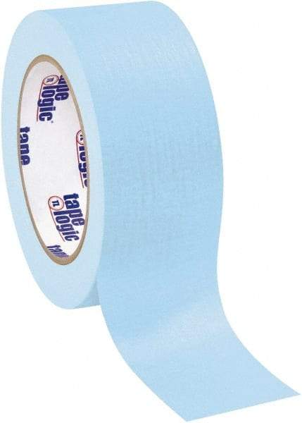 Tape Logic - 2" Wide x 60 Yd Long Blue Crepe Paper Masking Tape - 4.9 mil Thick - Exact Tool & Supply