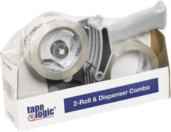 Tape Logic - 2" x 55 Yd Clear Acrylic Adhesive Packaging Tape - Polypropylene Film Backing, 2.6 mil Thick - Exact Tool & Supply