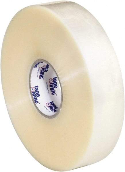 Tape Logic - 2" x 1,000 Yd Clear Hot Melt Adhesive Packaging Tape - Polypropylene Film Backing, 1.6 mil Thick, 26 Lb Tensile Strength - Exact Tool & Supply