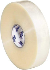 Tape Logic - 2" x 1,000 Yd Clear Hot Melt Adhesive Packaging Tape - Polypropylene Film Backing, 1.6 mil Thick, 26 Lb Tensile Strength - Exact Tool & Supply
