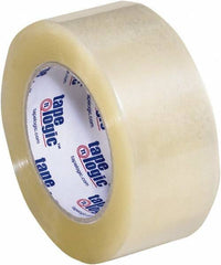 Tape Logic - 2" x 110 Yd Clear Acrylic Adhesive Packaging Tape - Polypropylene Film Backing, 2.6 mil Thick, 24.7 Lb Tensile Strength - Exact Tool & Supply