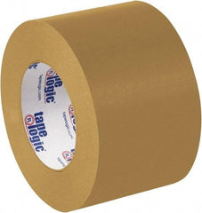 Tape Logic - 3" x 60 Yd Brown Rubber Adhesive Packaging Tape - Paper Backing, 7 mil Thick - Exact Tool & Supply