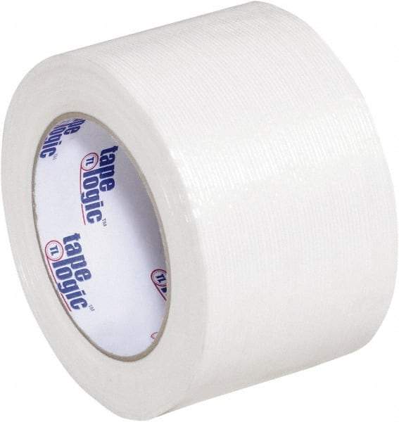 Tape Logic - 3" x 60 Yd Clear Hot Melt Adhesive Strapping Tape - Polypropylene Film Backing, 4.3 mil Thick, 156 Lb Tensile Strength - Exact Tool & Supply