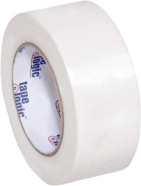 Tape Logic - 2" x 60 Yd Clear Hot Melt Adhesive Strapping Tape - Polypropylene Film Backing, 4.3 mil Thick, 156 Lb Tensile Strength - Exact Tool & Supply