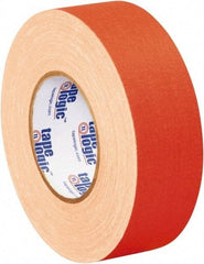 Tape Logic - 2" x 50 Yds Fluorescent Orange Gaffers Tape - 11 mil, Rubber Adhesive - Exact Tool & Supply