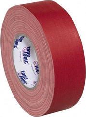 Tape Logic - 1" x 60 Yds Red Gaffers Tape - 11 mil, Rubber Adhesive - Exact Tool & Supply