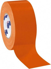 Tape Logic - 3" x 60 Yds Orange Duct Tape - 10 mil, Rubber Adhesive - Exact Tool & Supply