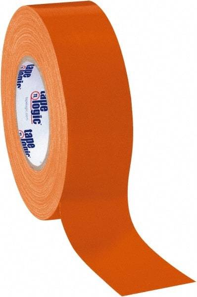 Tape Logic - 2" x 60 Yds Orange Duct Tape - 10 mil, Rubber Adhesive - Exact Tool & Supply