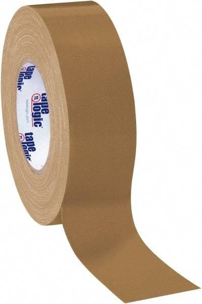 Tape Logic - 2" x 60 Yds Brown Duct Tape - 10 mil, Rubber Adhesive - Exact Tool & Supply