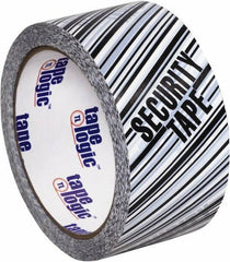 Tape Logic - 3,960" Long, Black/White Security Tape - For Multi-Use - Exact Tool & Supply