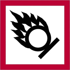 Tape Logic - 1" Long, Red, Black on White Paper D.O.T. Labels - For Multi-Use - Exact Tool & Supply