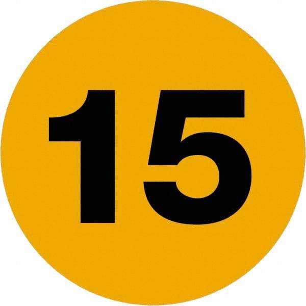 Tape Logic - 3" Long, Fluorescent Orange Paper Inventory Labels - For Multi-Use - Exact Tool & Supply