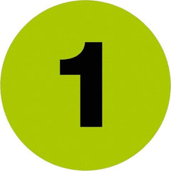 Tape Logic - 2" Long, Fluorescent Green Paper Inventory Labels - For Multi-Use - Exact Tool & Supply