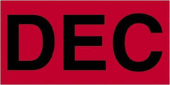 Tape Logic - 6" Long, Fluorescent Red Paper Inventory Labels - For Multi-Use - Exact Tool & Supply