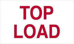 Tape Logic - 5" Long, Red/White Paper Shipping Label - For Multi-Use - Exact Tool & Supply
