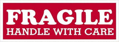 Tape Logic - 4" Long, Red/White Paper Shipping Label - For Multi-Use - Exact Tool & Supply