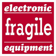 Tape Logic - 4" Long, Red/White Paper Shipping Label - For Multi-Use - Exact Tool & Supply