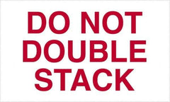 Tape Logic - 5" Long, Red/White Paper Shipping Label - For Multi-Use - Exact Tool & Supply