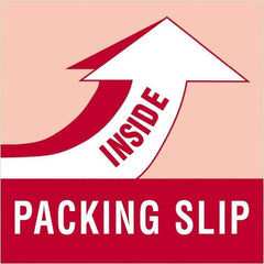 Tape Logic - 4" Long, Red/White Paper Shipping Label - For Multi-Use - Exact Tool & Supply