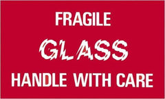 Tape Logic - 5" Long, Red/White Paper Shipping Label - For Multi-Use - Exact Tool & Supply