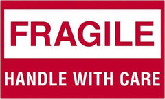 Tape Logic - 5" Long, Red/White Paper Shipping Label - For Multi-Use - Exact Tool & Supply