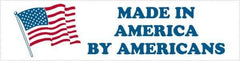 Tape Logic - 6" Long, White, Blue, & Red Paper Shipping Label - For Multi-Use - Exact Tool & Supply