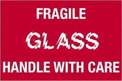 Tape Logic - 3" Long, Red/White Paper Shipping Label - For Multi-Use - Exact Tool & Supply