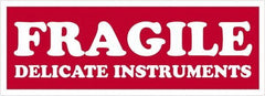 Tape Logic - 4" Long, Red/White Paper Shipping Label - For Multi-Use - Exact Tool & Supply