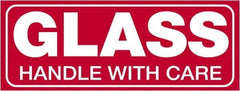 Tape Logic - 4" Long, Red/White Paper Shipping Label - For Multi-Use - Exact Tool & Supply