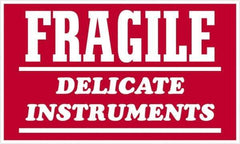 Tape Logic - 4" Long, Red/White Paper Shipping Label - For Multi-Use - Exact Tool & Supply