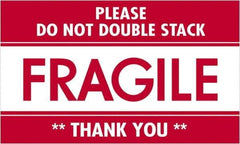 Tape Logic - 5" Long, Red/White Paper Shipping Label - For Multi-Use - Exact Tool & Supply