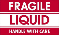 Tape Logic - 5" Long, Red/White Paper Shipping Label - For Multi-Use - Exact Tool & Supply