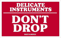 Tape Logic - 5" Long, Red/White Paper Shipping Label - For Multi-Use - Exact Tool & Supply