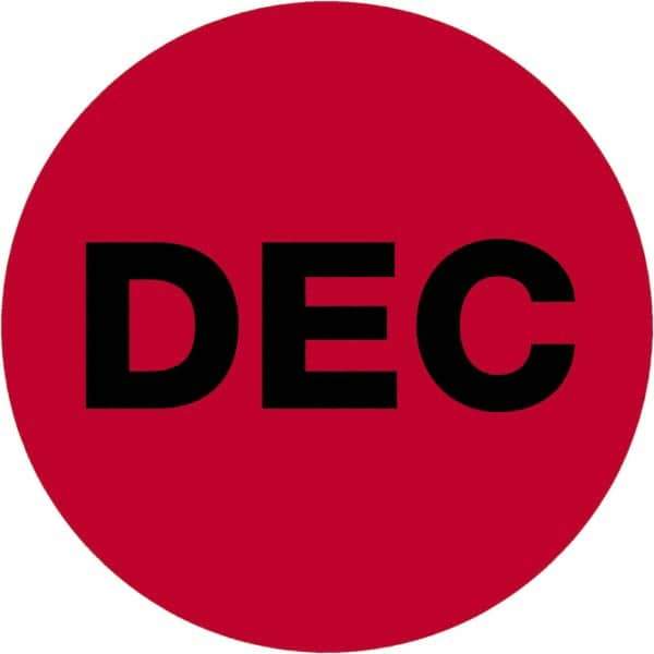 Tape Logic - 1" Long, Fluorescent Red Paper Inventory Labels - For Multi-Use - Exact Tool & Supply