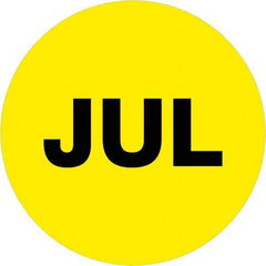 Tape Logic - 1" Long, Fluorescent Yellow Paper Inventory Labels - For Multi-Use - Exact Tool & Supply