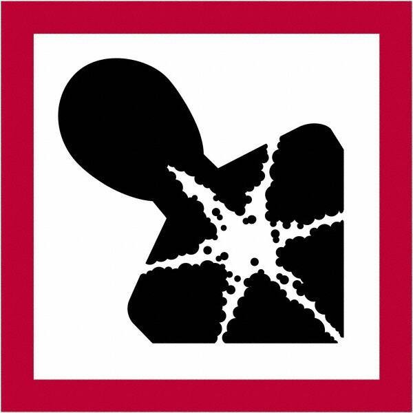 Tape Logic - 1" Long, Red, Black on White Paper D.O.T. Labels - For Multi-Use - Exact Tool & Supply