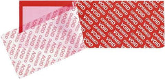 Tape Logic - 5-3/4" Long, Red Security Tape - For Multi-Use - Exact Tool & Supply