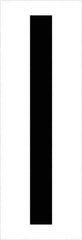 Tape Logic - 3-1/2" Long, Black/White Vinyl Letters - For Multi-Use - Exact Tool & Supply