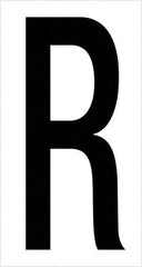 Tape Logic - 3-1/2" Long, Black/White Vinyl Letters - For Multi-Use - Exact Tool & Supply