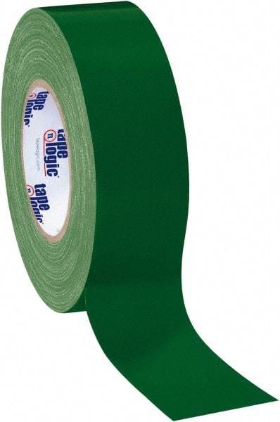 Tape Logic - 2" x 60 Yds Green Duct Tape - 10 mil, Rubber Adhesive - Exact Tool & Supply