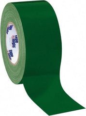 Tape Logic - 3" x 60 Yds Green Duct Tape - 10 mil, Rubber Adhesive - Exact Tool & Supply