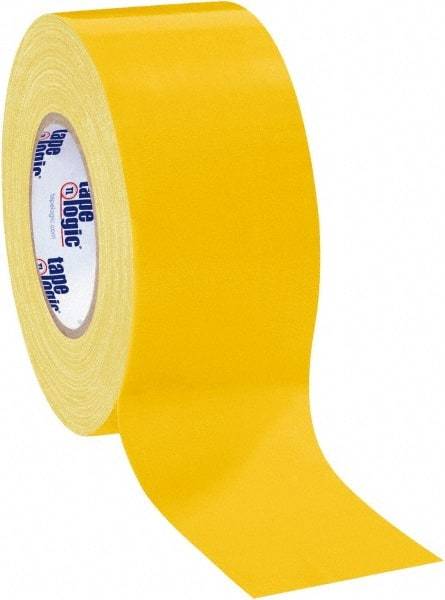 Tape Logic - 3" x 60 Yds Yellow Duct Tape - 11 mil, Rubber Adhesive - Exact Tool & Supply