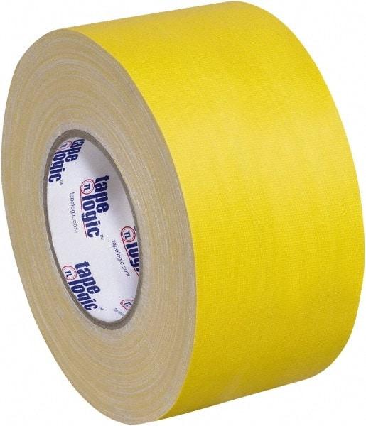 Tape Logic - 4" x 60 Yds Yellow Gaffers Tape - 11 mil, Rubber Adhesive - Exact Tool & Supply