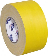 Tape Logic - 4" x 60 Yds Yellow Gaffers Tape - 11 mil, Rubber Adhesive - Exact Tool & Supply