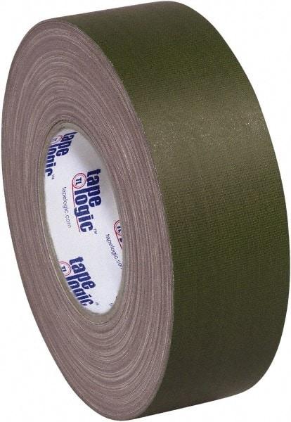 Tape Logic - 3" x 60 Yds Olive Green Gaffers Tape - 11 mil, Rubber Adhesive - Exact Tool & Supply