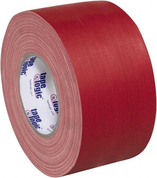 Tape Logic - 4" x 60 Yds Red Gaffers Tape - 11 mil, Rubber Adhesive - Exact Tool & Supply