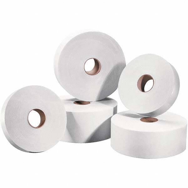 Tape Logic - 2" x 200 Yd White Water Activated Adhesive Packaging Tape - Paper Backing, 5 mil Thick - Exact Tool & Supply