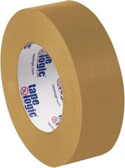 Tape Logic - 1-1/2" x 60 Yd Brown Rubber Adhesive Packaging Tape - Paper Backing, 7 mil Thick - Exact Tool & Supply